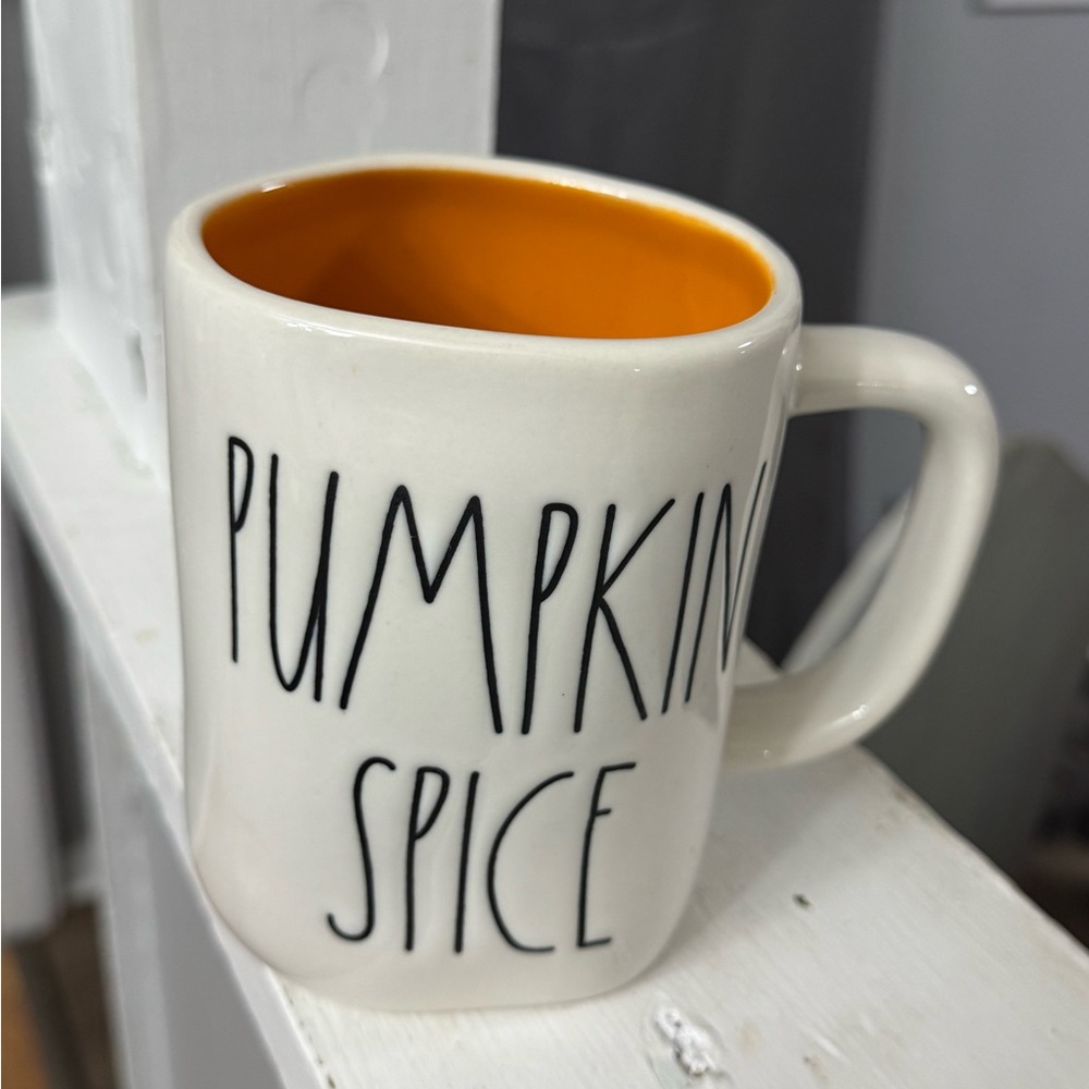 Retired Ray Dunn, pumpkin spice mug